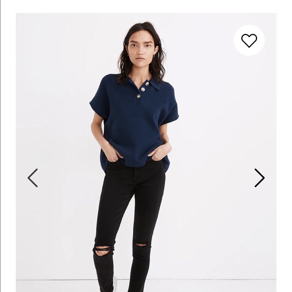 Madewell Irwin Polo Sweater tee